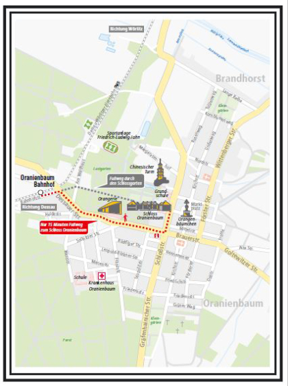 Stadtplan Oranienbaum