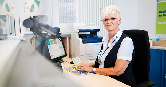 Mitarbeiterin der DVG