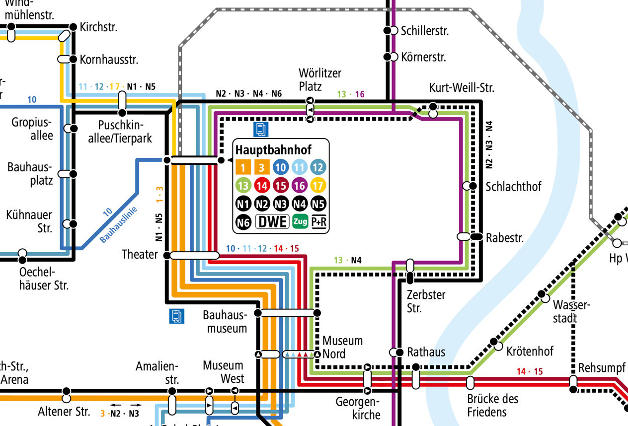 Linienfahrplan Stadt Dessau-Roßau