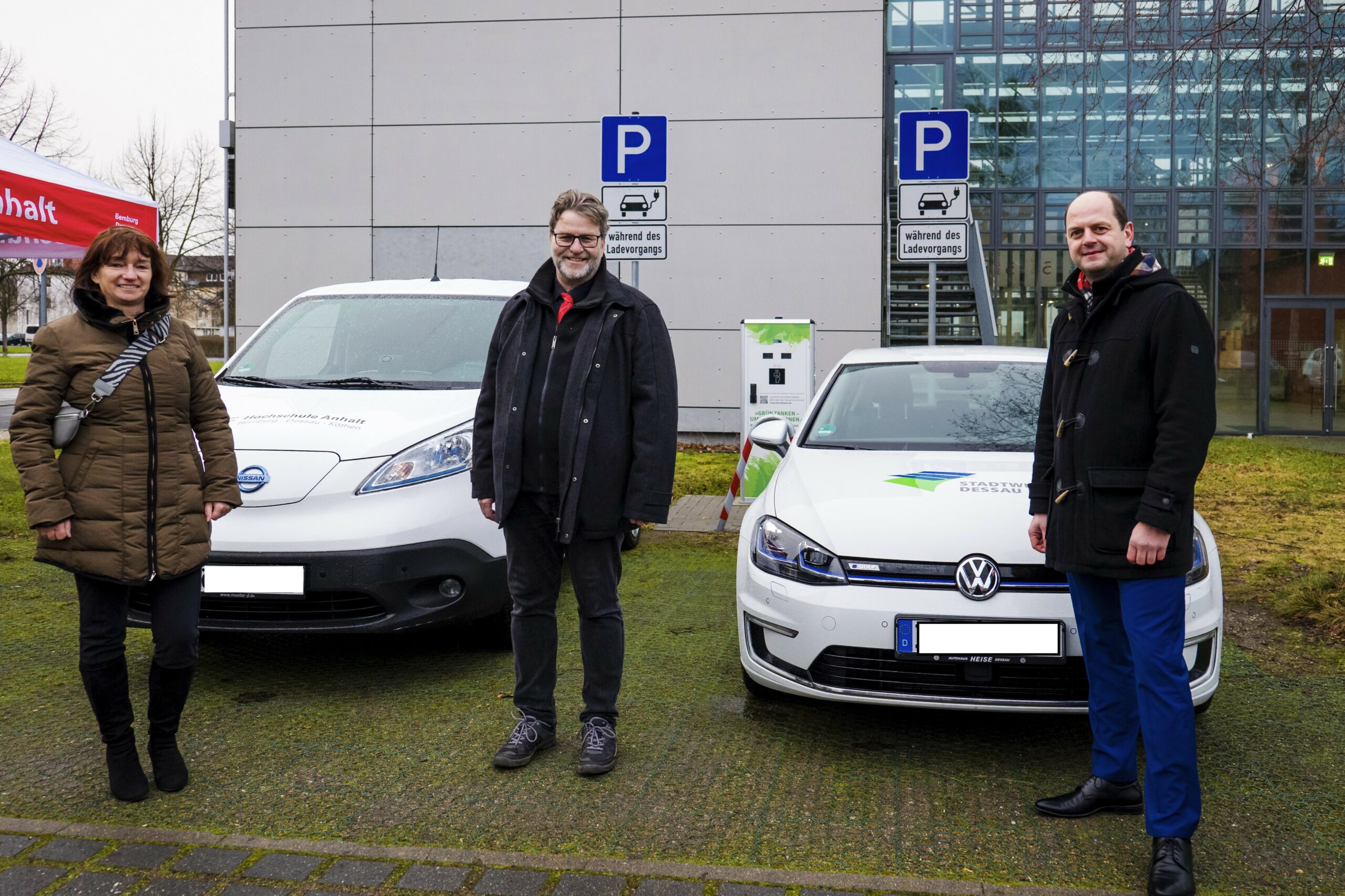 E-Ladesäule Hochschule Anhalt