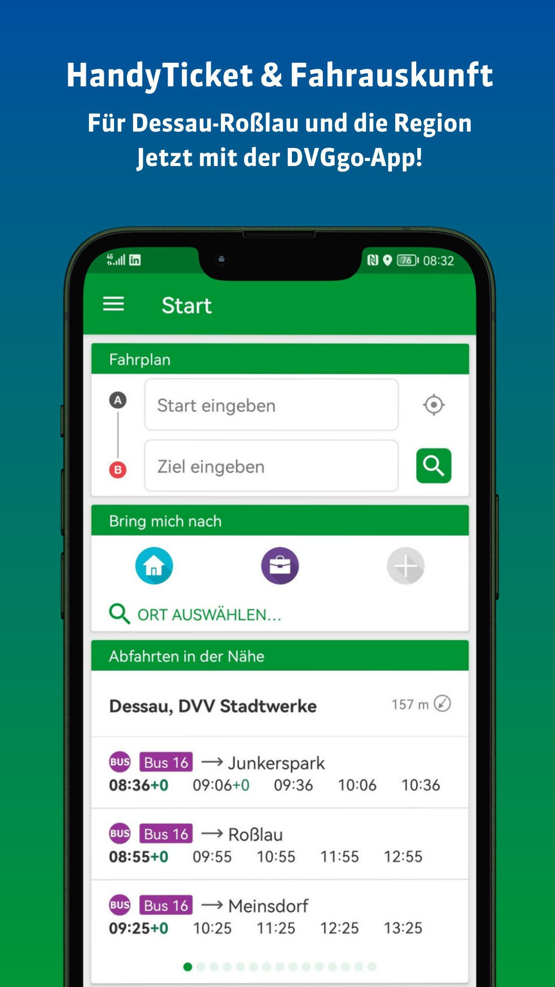 Fahrauskunft DVGgo App
