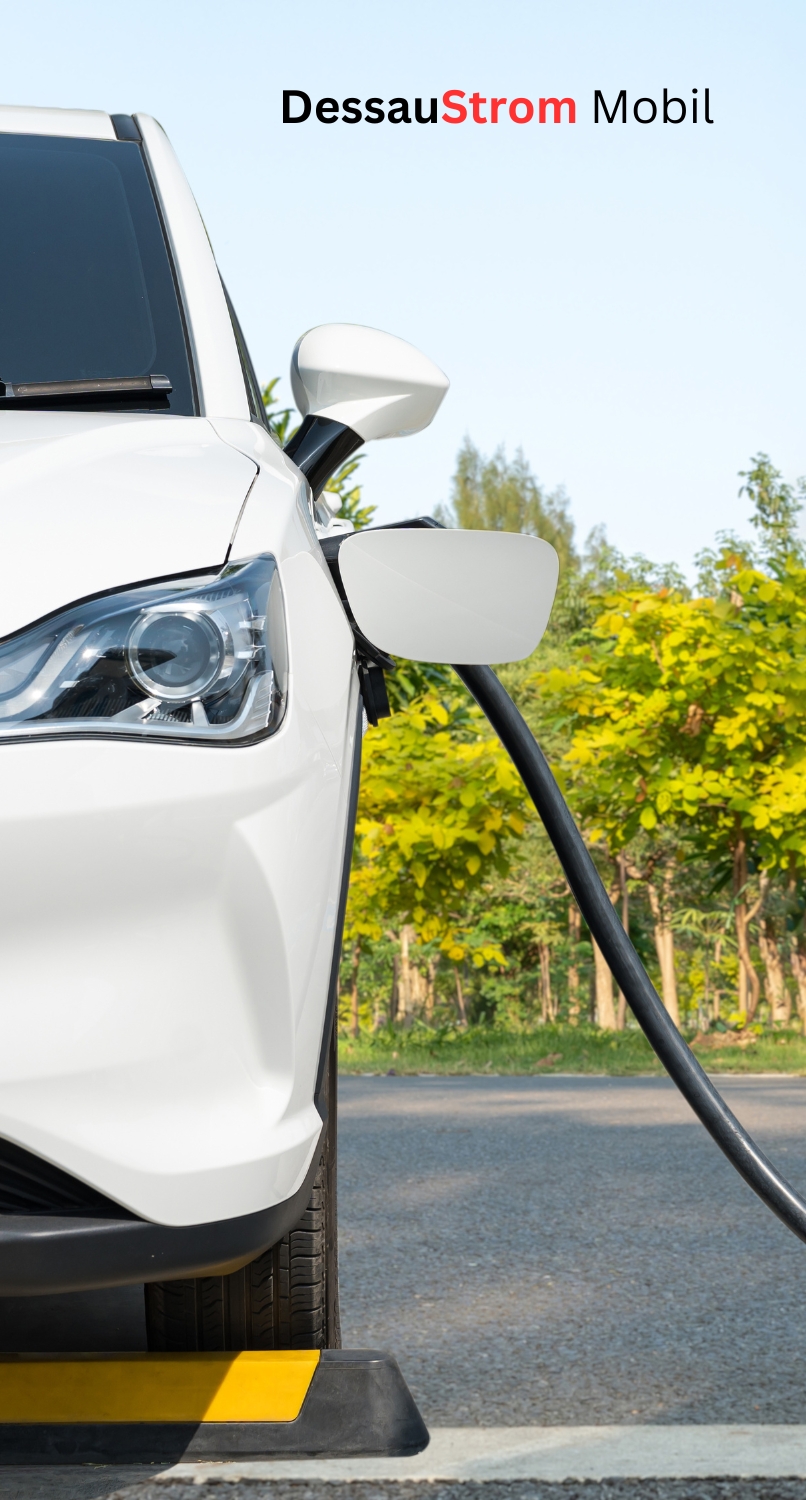 Elektroauto was gerade geladen wird