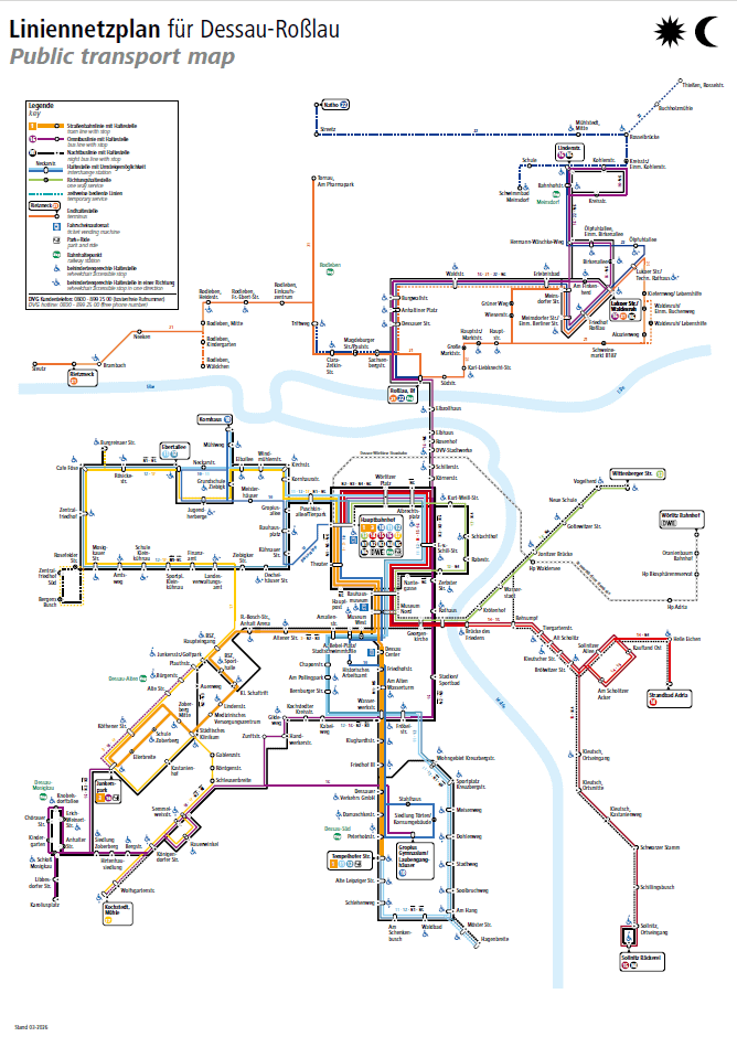 Liniennetzplan DVG