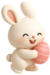 Weißer Osterhase